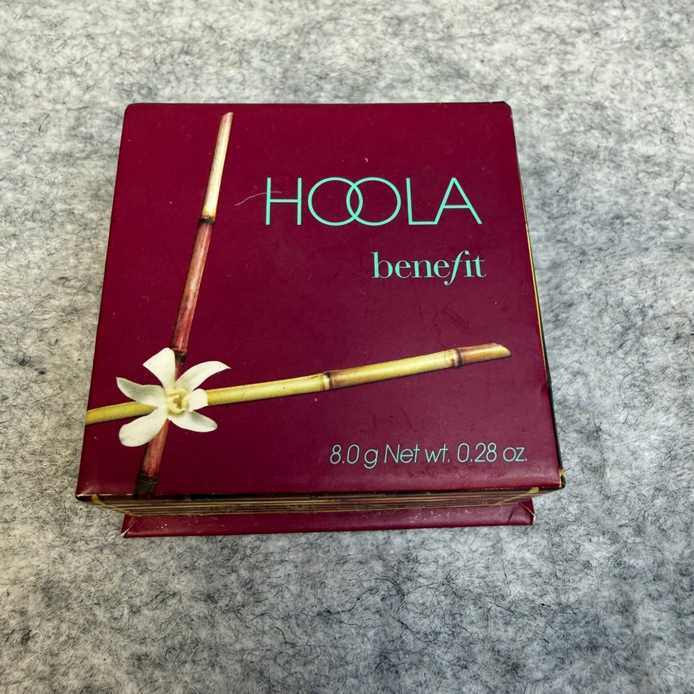Benefit Hoola Matte Bronzer Full Size 8.0g 0.28oz with Brush and Mirror